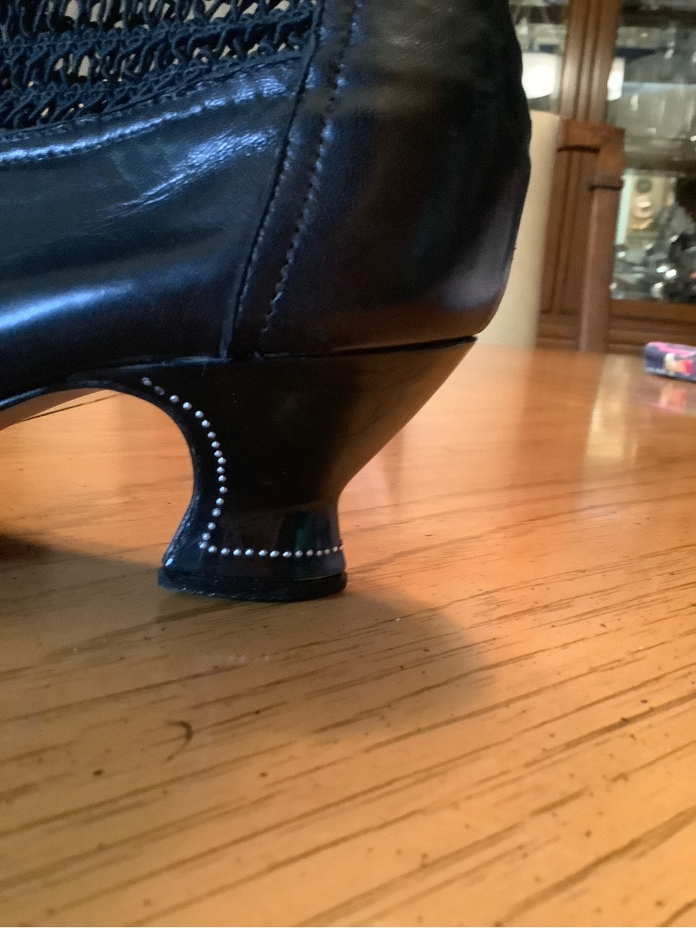 Philippe Model Paris Black Knit Top Ankle Kitten Heeled Boots. - Picture 10 of 11